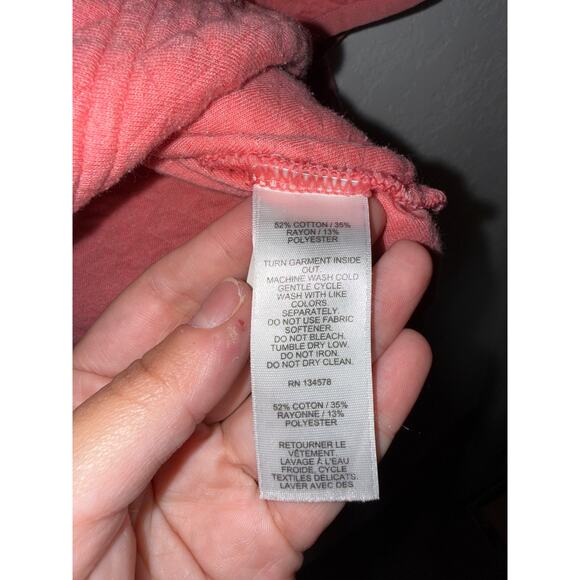 Vineyard Vines Shep Shirt Quarter Zip Pink Large EUC - Picture 7 of 11